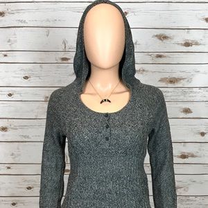 DKNY Hooded Grey Sweater NWT